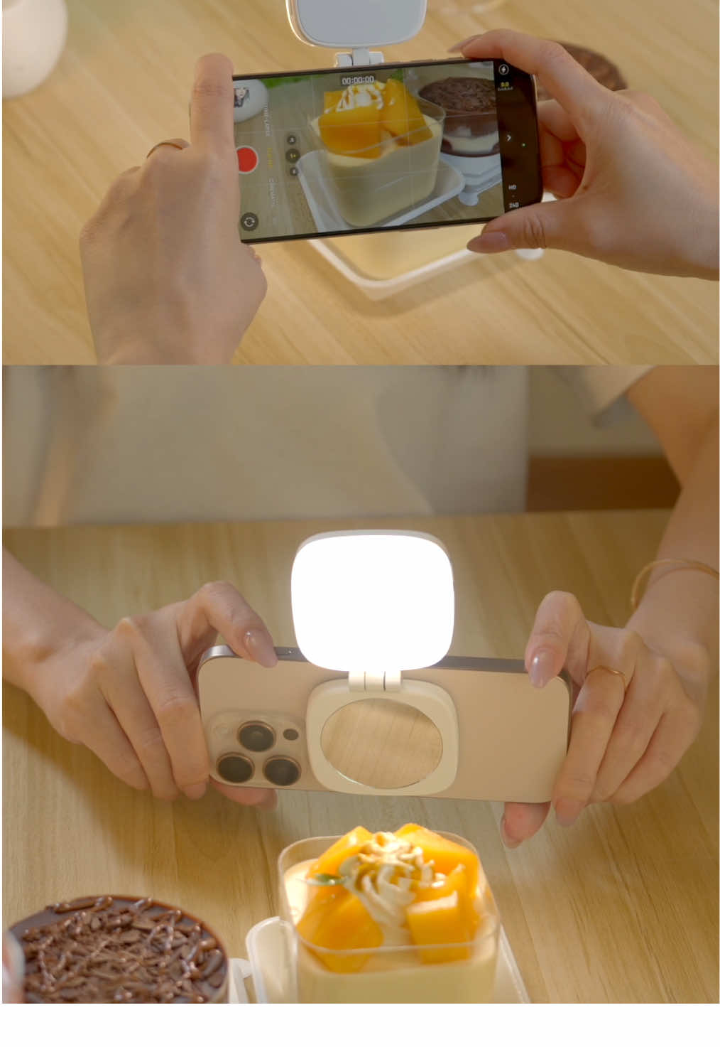 Level up your content with this game-changing lighting! A foldable magnetic fill light that even comes with a mirror for selfies and also doubles as a phone stand! #ringlight #lighting #contentcreatortools #cameraaccessories #magneticlighting #stand #phonestand #Vlog #phoneaccessories 
