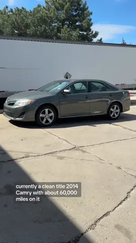 Converting a Salvage Title to a Rebuilt on this abandoned Toyota Camry #toyota #camry #salvagecar #cartok #autorecycling #junkyard #autopartscity 