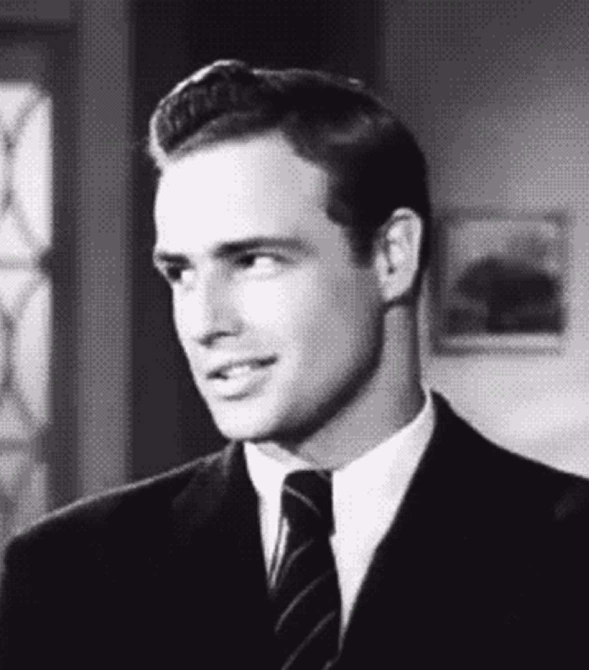 if theyre problematic why do they have to be hot #marlonbrando #alaindelon #oldhollywood #lanadelrey #50s #foryoupagee #fyp 