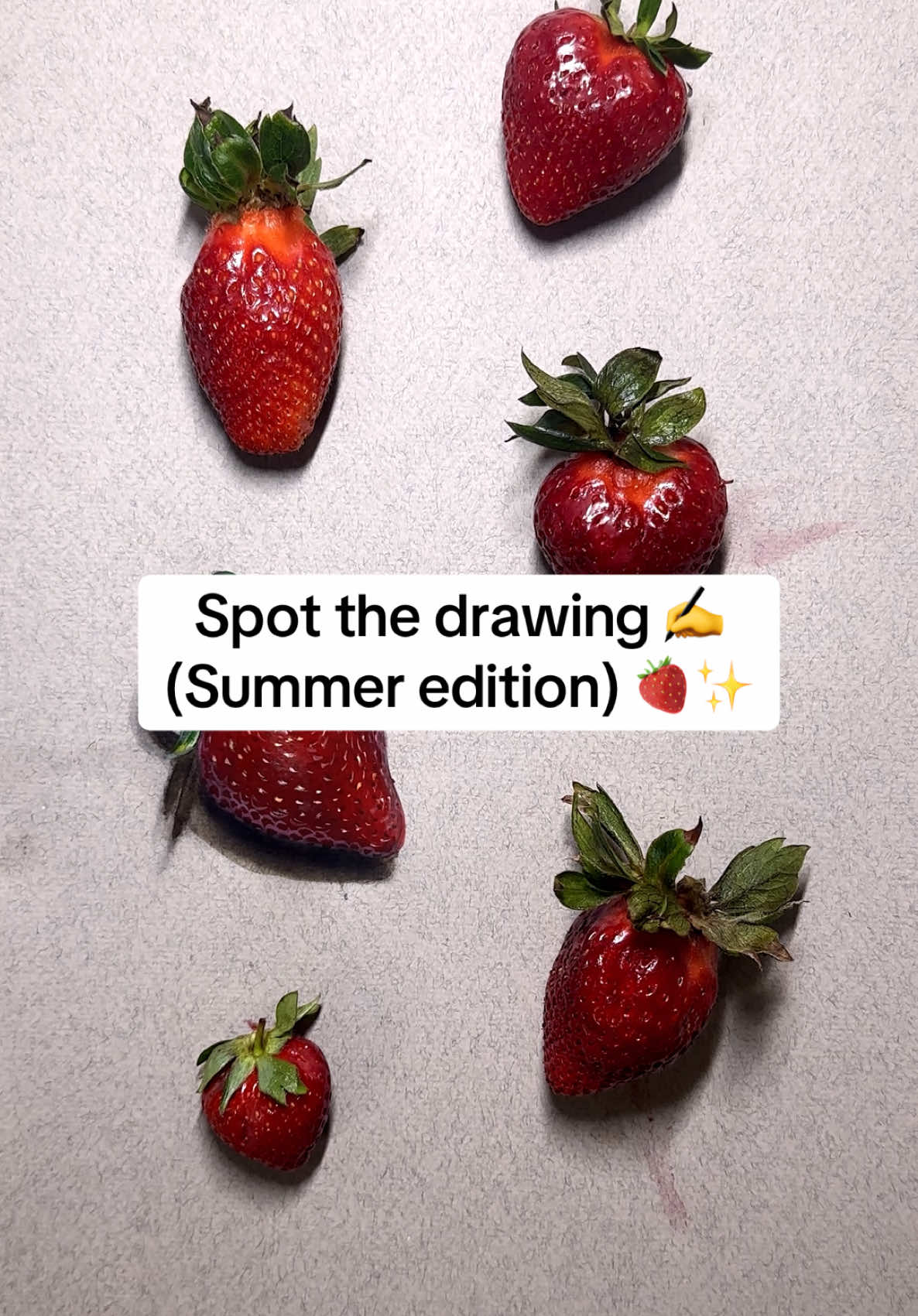 Spot the drawing ✍️ (Summer edition) 🍓🌱✨