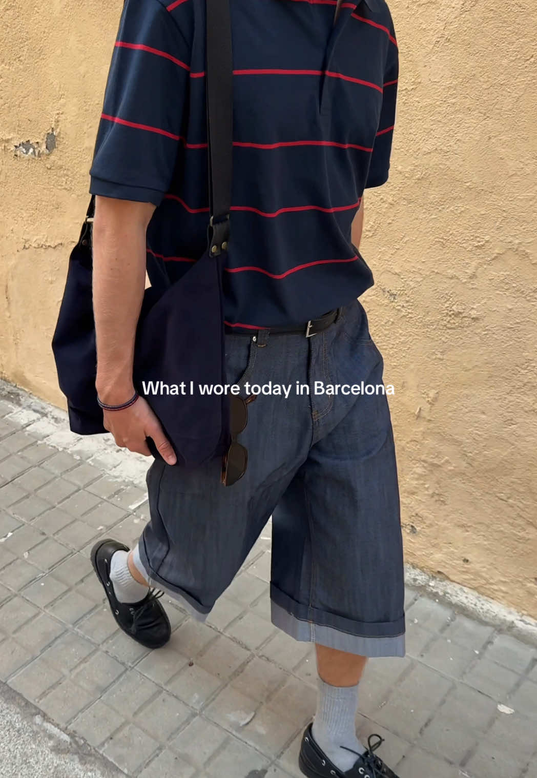 Hunting down all the aesthetic coffee spots in bcn #OOTD #outfitinspo #menstyle #TikTokFashion #fitcheck #summeroutfit  