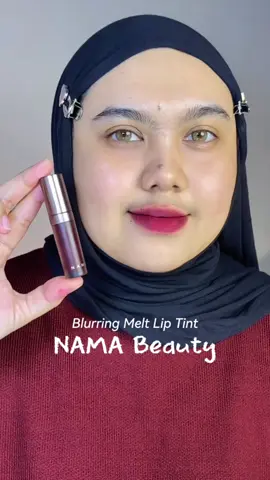 stainnya diluar nurul🤯 fix aku mau cobain warna lainnya jugaaaa💗 @Nama Beauty #liptint #fyp 