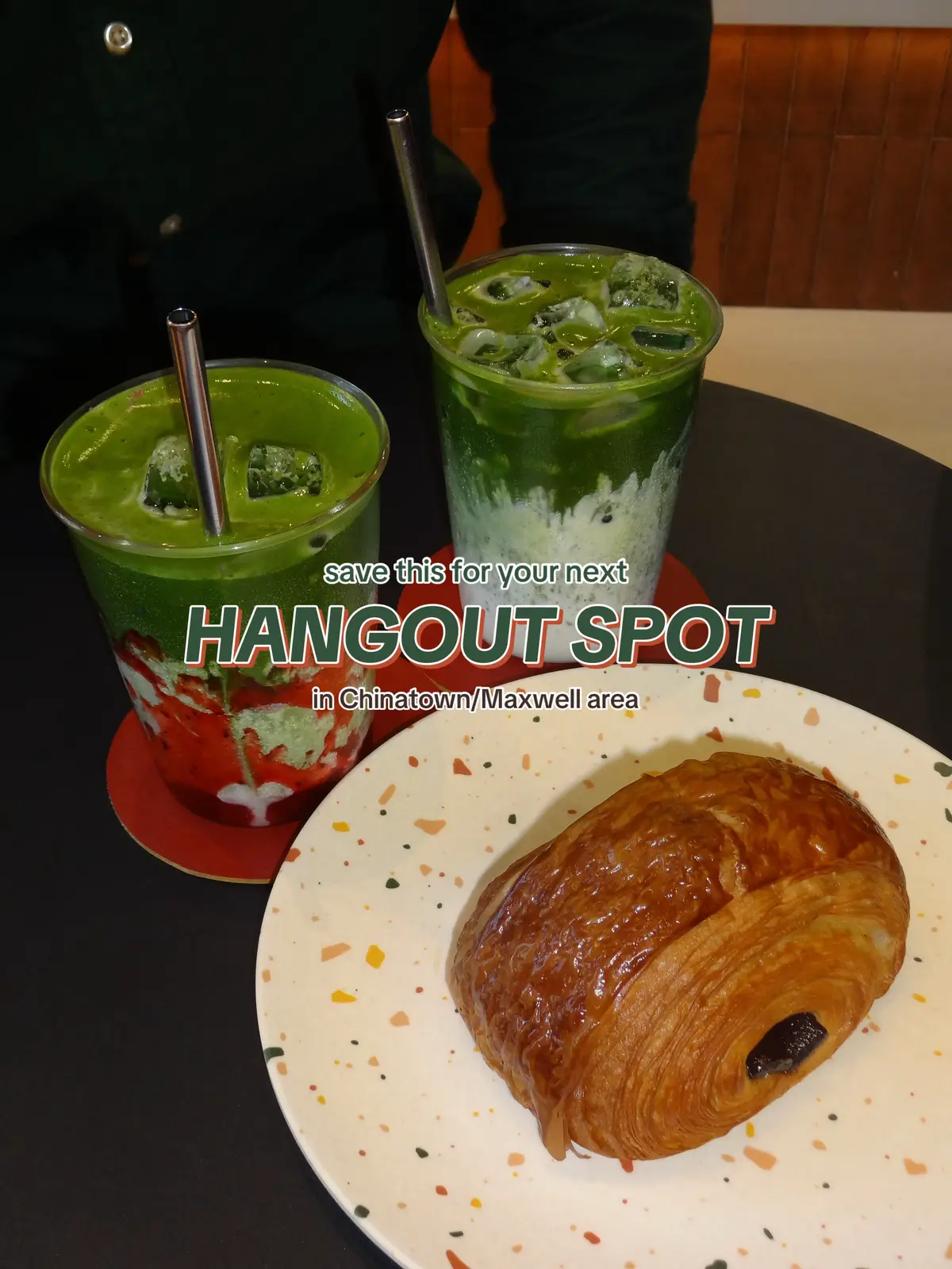If you’re a matcha fan, you need to check out this place — just opened & already buzzing! Tried their Matcha Latte ($7) — super refreshing, creamy and smooth. The Strawberry Matcha ($8.50) was pretty but tasted just okay — would skip next time. Also got the Pain Au Chocolat ($6) — flaky, buttery, and filled with just the right amount of chocolate! Cute space, great for chill catchups. Perfect new addition to the area! 📍 Echo, Kada @Echo House  #sgfyp #fyp #foryou #tiktokfyp #hiddengems #foodreview #Foodie #foryoupage #foodfinds #FoodTok #cafehopping #cutecafe 