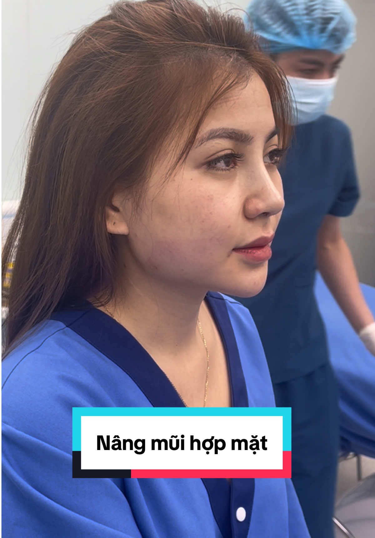 Nét đẹp hài hoà với gương mặt sau thực hiện nâng mũi S line #nangmui #nangmuicautruc #nangmuisline  #ilovetiktok 