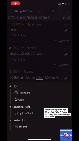 Hôm nay cùng mình học động từ về 