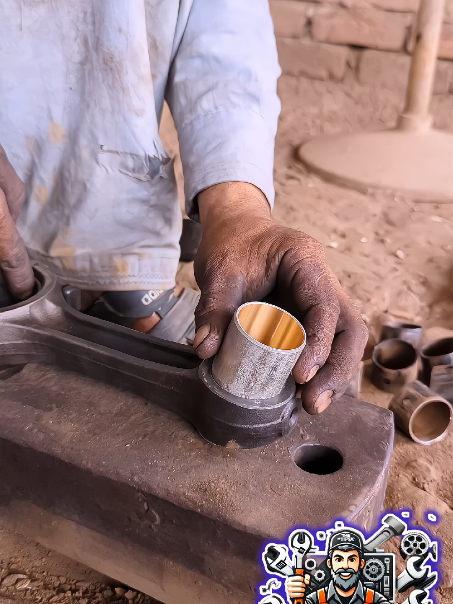 Connecting Rod Bush Installation #shorts #shortsfeed #mechanic #trending #engine #mechanical #foryou