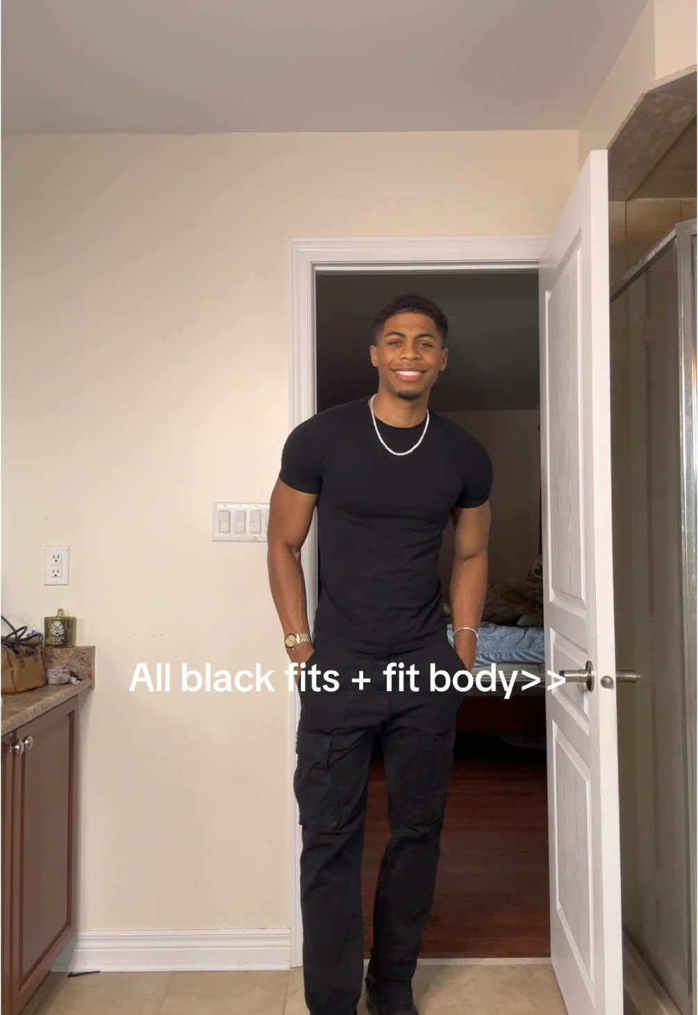 When I’m in all black I’m on a mission #fyp #foryou 