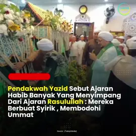 Beredar video ceramah pendakwah Yazid Abdul Qadir Jawas, dalam vide itu dirinya menjelaskan bahwa habib banyak yang menyimpang dari ajaran Rasulullah SAW. Yazid Abdul Qadir Jawas juga menyatakan bahwa konsekuensi dari keturunan nabi Muhammad SAW adalah meniru sunahnya, sedangkan pandangan Yazid Abdul Qadir tentang para habib saat ini justru mereka sering melakukan beberapa penyimpangan dari ajaran Rasulullah SAW. Sumber : makassar.terkini.id #tabsyirmedia #berita #viral  #beritaviral #beritatiktok #beritaterkini #jakarta #bekasi  #malang #bandung #foryou  #foryoupage #fypage #fypp  #foryoupageofficiall #pixmen #miracleboy #videoviral 