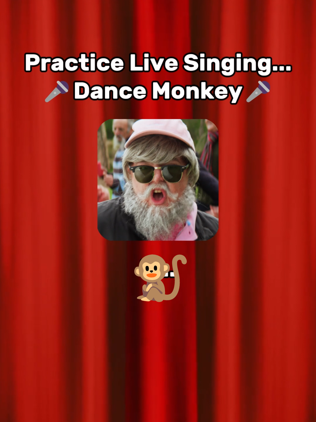 Dance Monkey🐒 Sing Challenge🎤 #singingchallenge #teleprompterchallenge #dancemonkey #tonesandi #fyp 