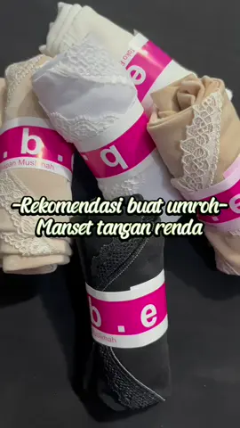 Manset tangan jari yang cocok buat umroh