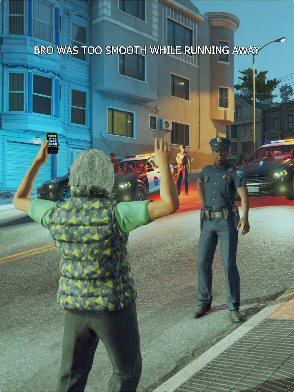 My favorite parkour game. Combined with being pursued by the ocher police.#watchdogs #npc #watchdogs2 #mod #cops 