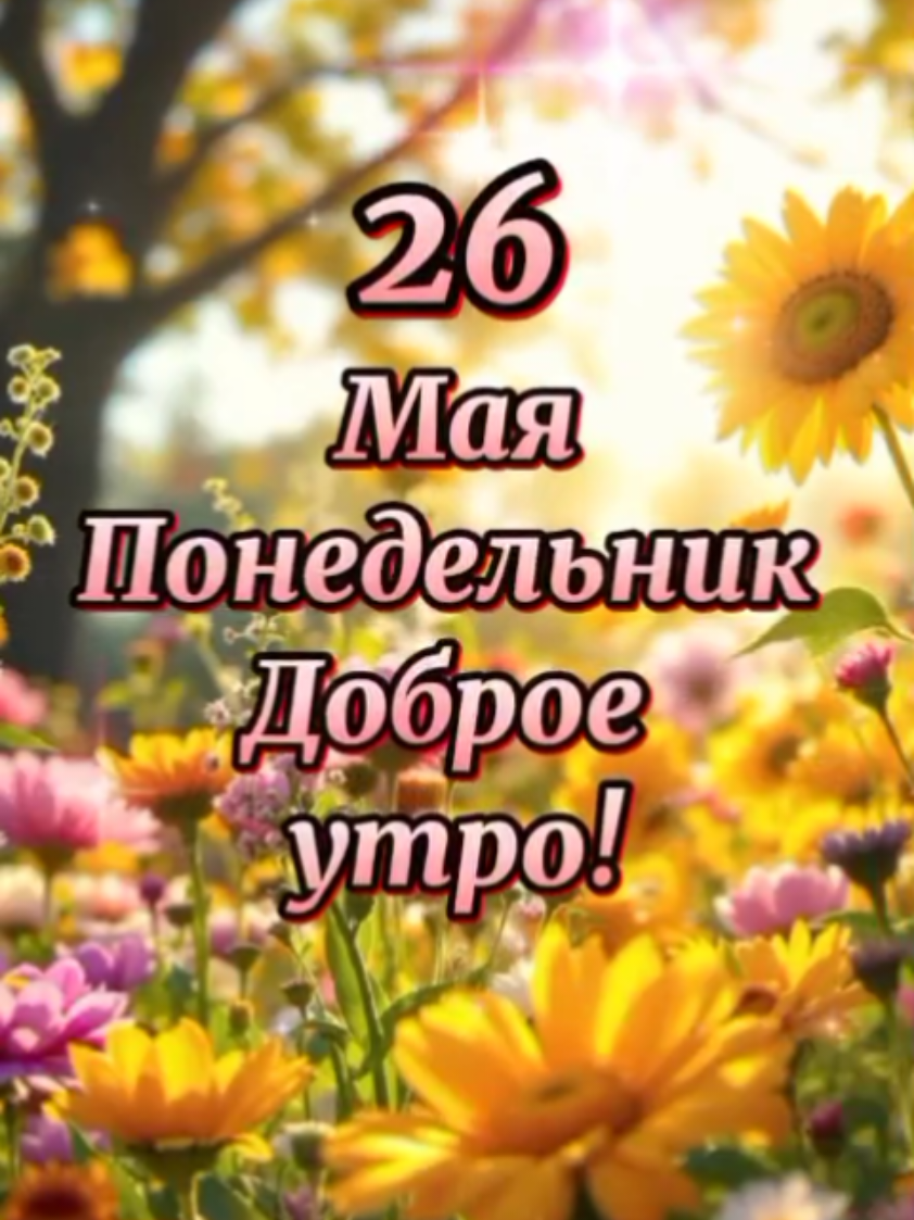 26  мая понедельник  доброе утро ☕️ ⏰️🌞