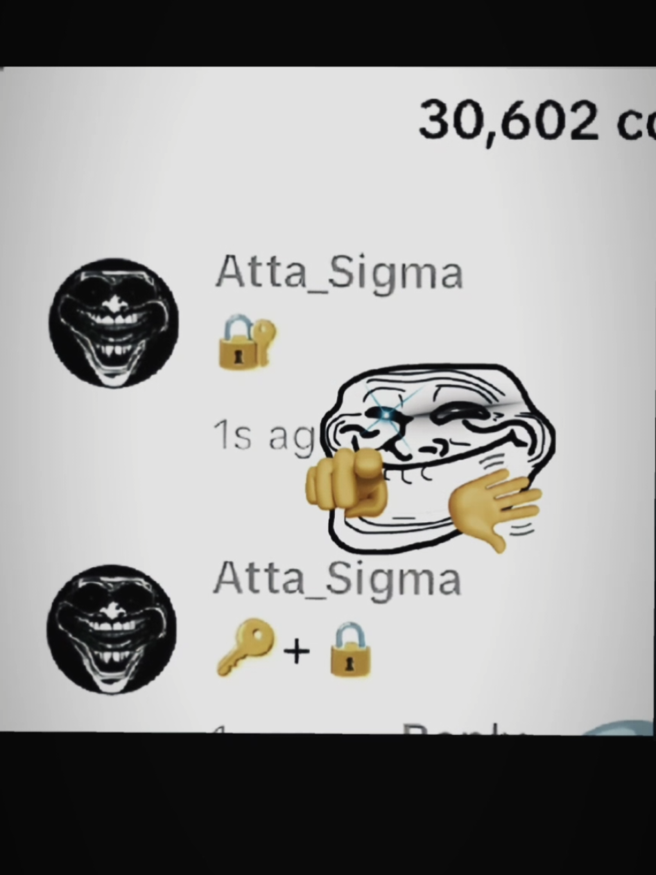 🔑+🔒 comment tutorial 💀 #trollface #edit #tiktok #viral #fyp 