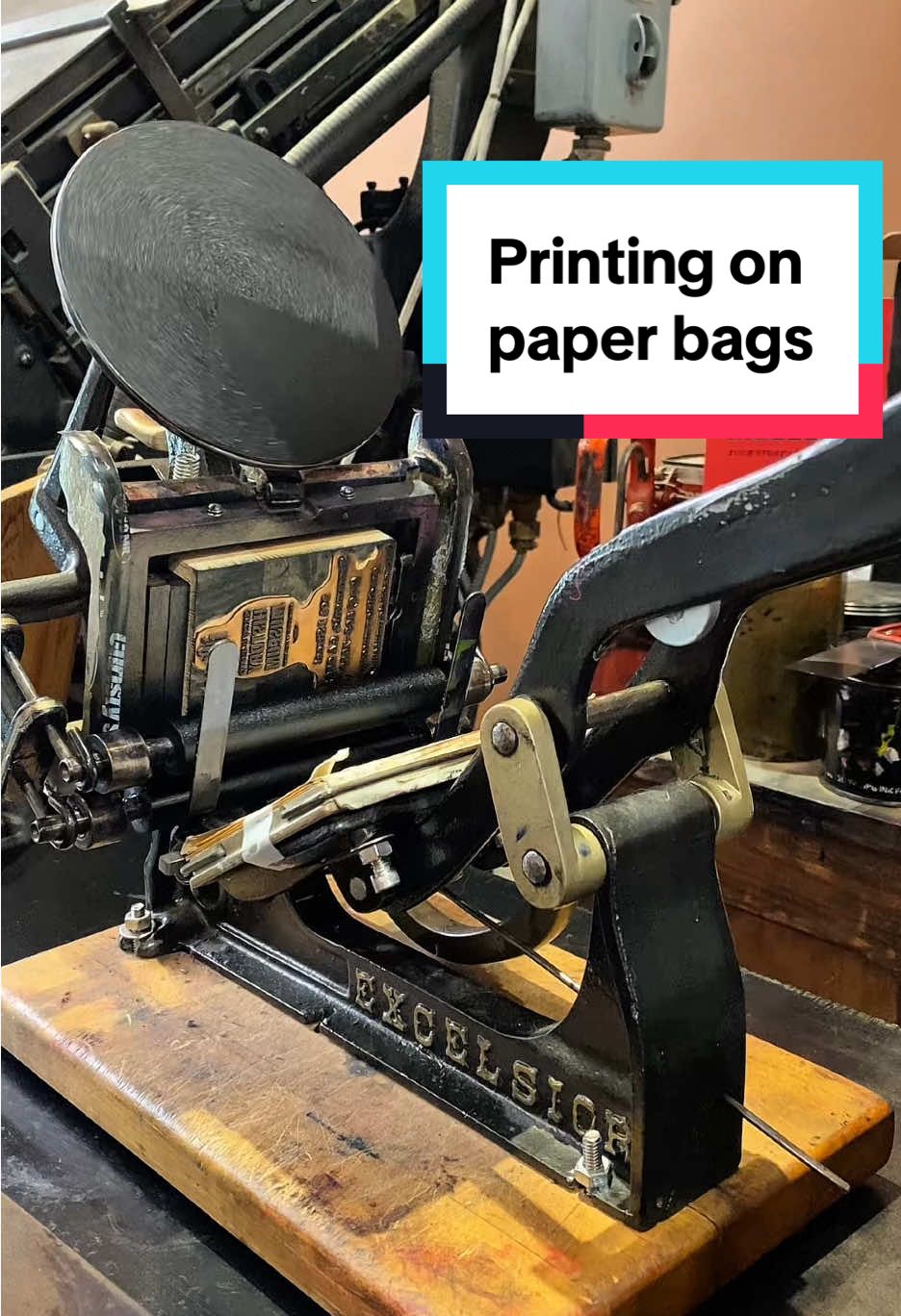 If you have watched many of our videos from the print shop, you’ll notice we mainly print with copy paper or card stock. This press run is a little different as Jared letterpress printed the Sacramento History Museum logo and contact information on brown paper bags using a 3x5 Kelsey Excelsior tabletop printing press. About 100 bags were printed on this press run using black rubber base ink. A dab of ink was added to the ink disk after every 10-15 prints. We thought today would be a good day to post this because May 25th is apparently National Brown-Bag-It Day! When it comes to printing something like paper bags, it can actually be pretty difficult due to layers. Having a good impression requires making sure the make ready can accommodate the different thicknesses of the bag. These paper bags are for our museum store. When you purchase something from our store, even the bag is a souvenir! #SacHistoryMuseum #paperbag #paperbags #brownbag  #ink #sacramento #museum #History #letterpress #printingpress #asmr  #printing  