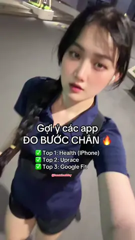 Gợi ý các app đo bước chân #lananhashley #giamcan #thamhutcalo #chạybộ 