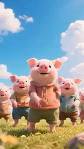 🐷小豬們跳起舞來太萌啦！整齊得像在練偶像出道曲！💃✨ #可愛小豬 #跳舞豬豬 #動畫短片 #Shorts #3D動畫 #PigDance #可愛爆擊 #森林偶像團