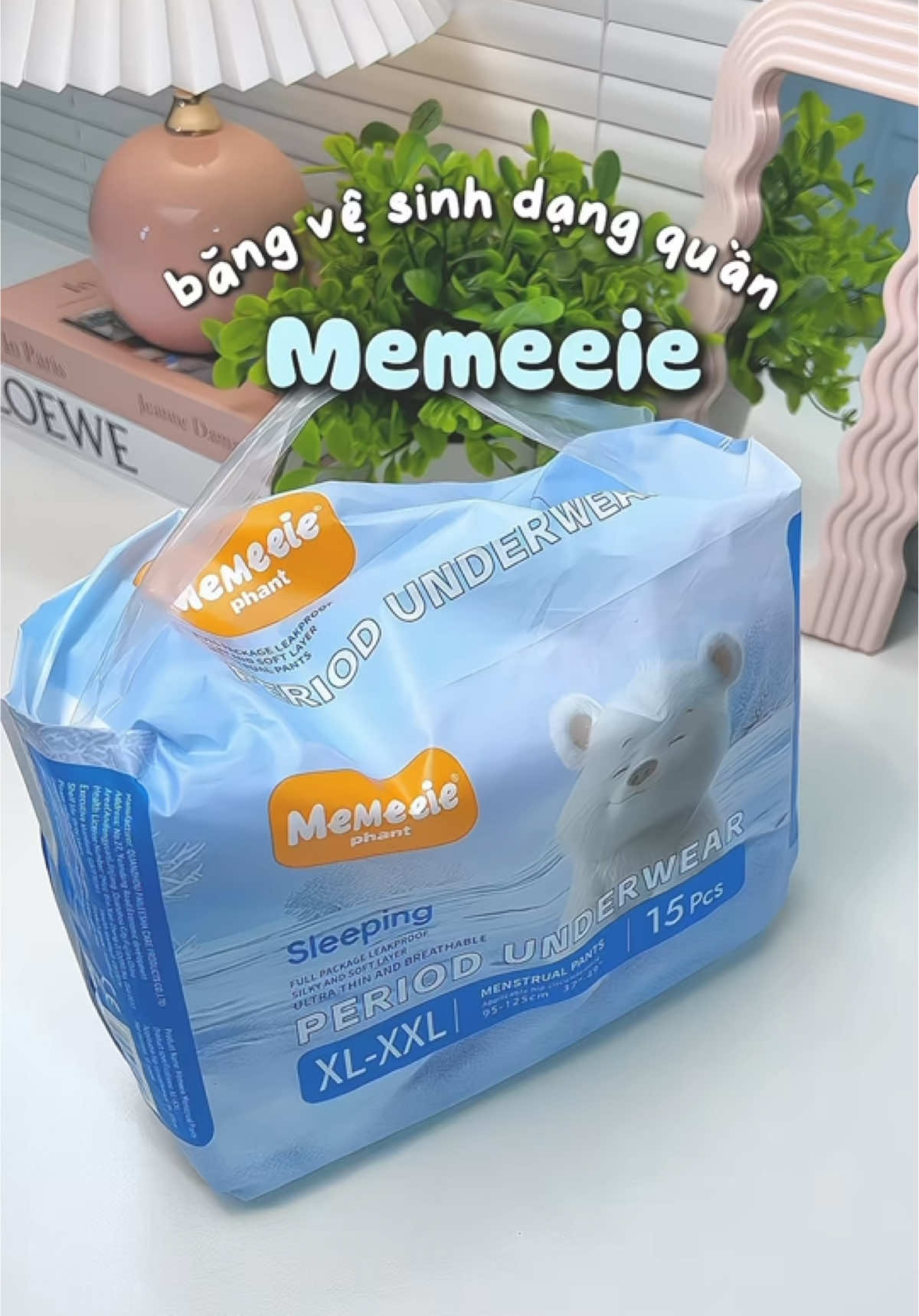 Từ khi đổi qu bvs dạng quần này, tối ngủ thoải mái hông sợ 🍓 tràn luôn íi 👏🏻 #bangvesinhdangquan #bangvesinh #bangvesinhquan #bangvesinhthamhuttot #bangvesinhmemeeie #xh #xhtiktok #xuhuong #review #viral #unboxing 
