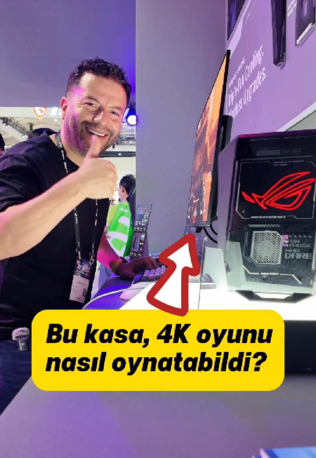 El kadar bilgisayarda (Asus ROG NUC 2025), şu oyunu (DOOM: The Dark Ages) 4K ultra ayarlarda akıcı bir şekilde oynamayı başardım 😍 Deneyimlerimi de kısa videoda anlattım. Asus’un sergilediği tüm ürünler için bir de vLog hazırladım @ShiftDelete.Net YouTube kanalında. Şimdi sizlere soruyorum, bu bilgisayar sizin olsun mu? Yorumlarınızı bekliyorum. (@ASUS işbirliğiyle)