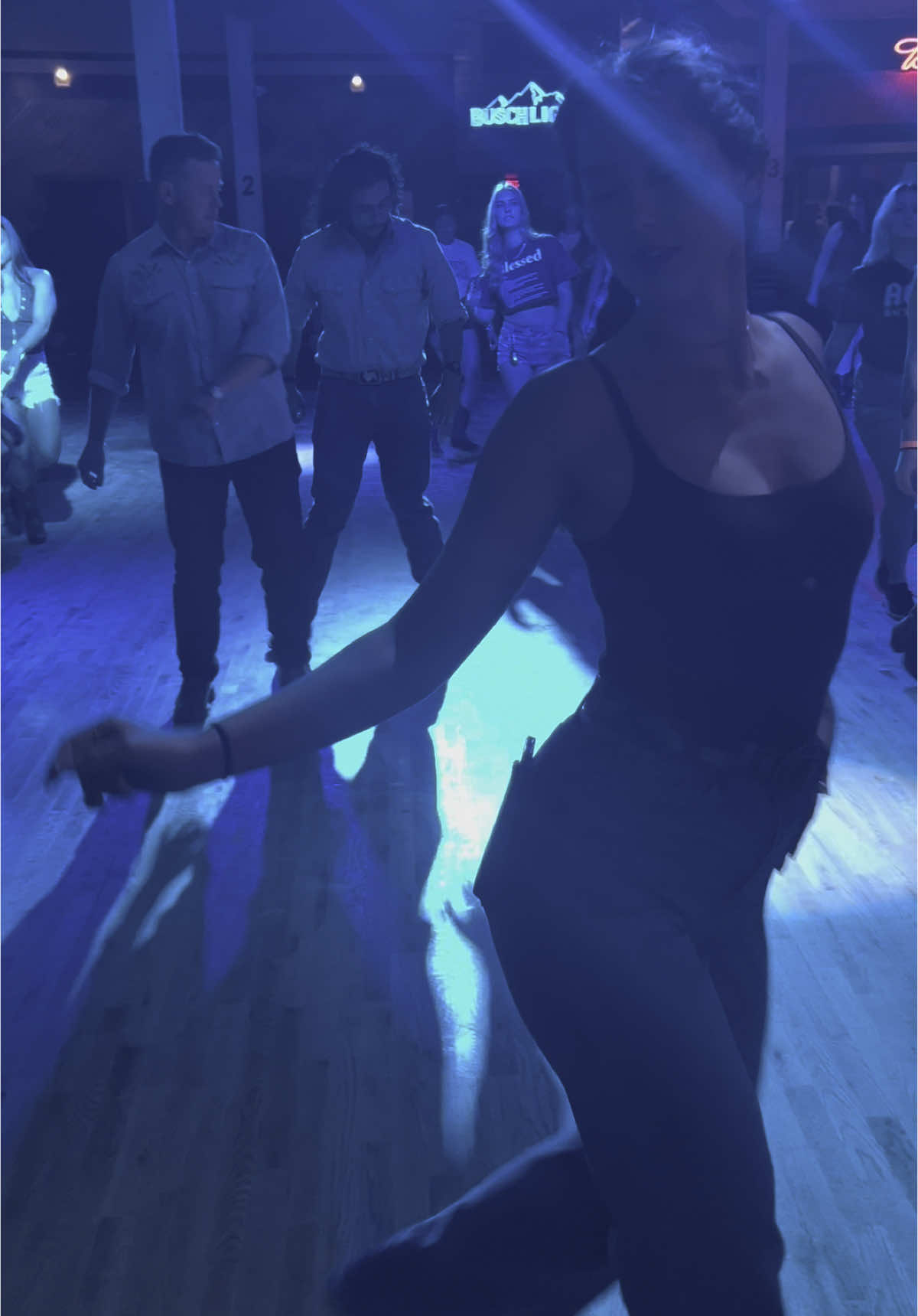 I love Miami 💛#linedance #linedancing #twostep #twostepping #bar #country #oklahoma #tulsa #dance #pitbull 