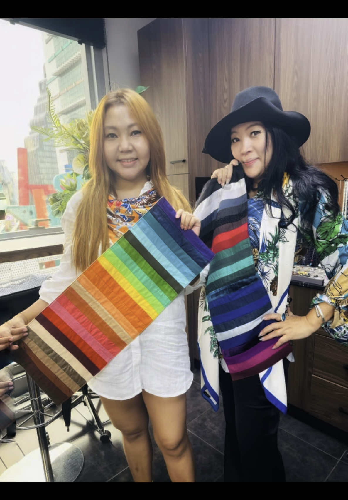 Finding my true colors at Spiral Color Salon , Bangkok 🌈✨ This was one of my bucket list dreams and it was totally worth it! I’m so satisfied with the result. Michiko Taoka was amazing even though she wasn’t feeling well, she still made time for me and helped me discover the perfect colors that truly suit me. Thank you so much! 💖 #ColorAnalysis #BucketListCheck #SpiralColorSalon  #PerfectColorsForMe #ColorMeBeautiful #StyleJourney  #GratefulHeart #PersonalColorAnalysis #GlowUpJourney