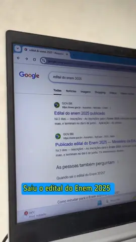 🚨 EDITAL DO ENEM 2025 NA ÁREA! 🚨 Agora é oficial: se liga em tudo o que mudou e o que você PRECISA fazer pra garantir sua inscrição! ✅ Pré-inscrição automática para os alunos do 3º ano da escola pública; ✅ Enem agora pode valer como certificado de conclusão do Ensino Médio; ✅ Não esqueça de escolher o idioma: inglês ou espanhol; ✅ Inscrições de 26/05 a 06/06; ✅ Provas dias 09 e 16/11; ✅ Taxa de R$85 para ser paga até 11/06 (só paga quem não conseguiu isenção) Marca os amigos e já manda esse vídeo no grupo da escola! E claro: Vem com o EA, que aqui o conteúdo é direto, atualizado e te leva ao rumo da aprovação! #enem #enem2025 #inep #studytok #estudar 