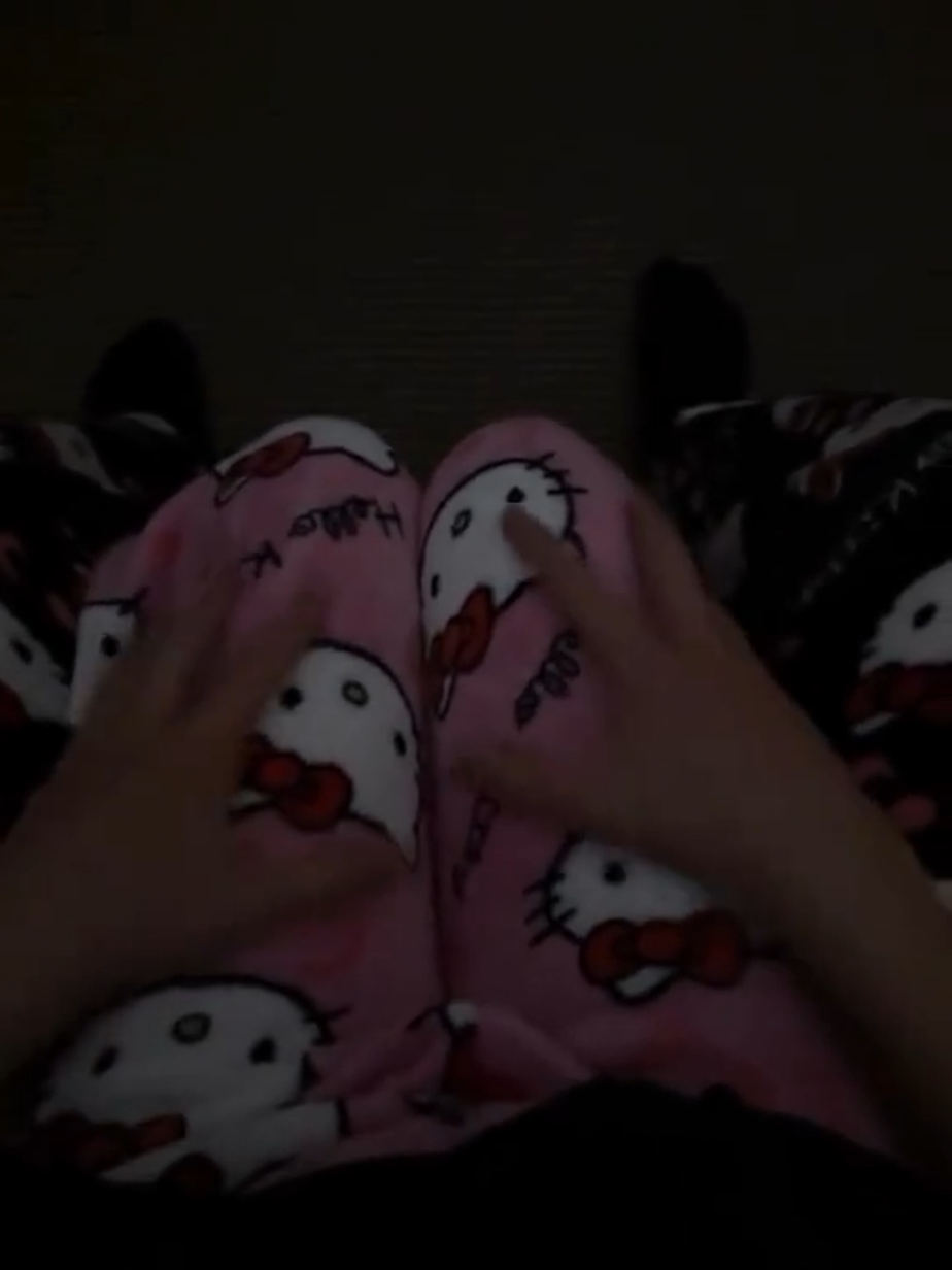 💕 Matching Hello Kitty PJs + his lap = ultimate comfort zone! 🛌 Link in bio to twin! #matchingpajamas #helokitty #matchingpjs #hellokittycheck #sleepover #sleepoverideas 