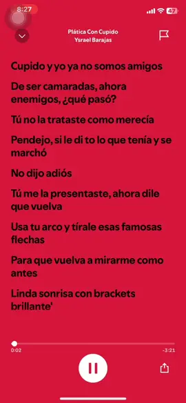 Platica con cupido Ysrael-Barajas cancion completa #musica #canciones #fyp #cancuonesconletra #paratiiiiiiiiiiiiiiiiiiiiiiiiiiiiiii 