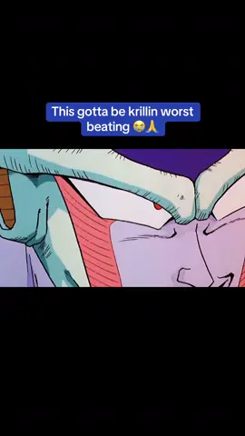 ⚠️fake blood. Frieza did not give krillin a break during namek  #fyp #dragonball #anime #goku #animeedit 