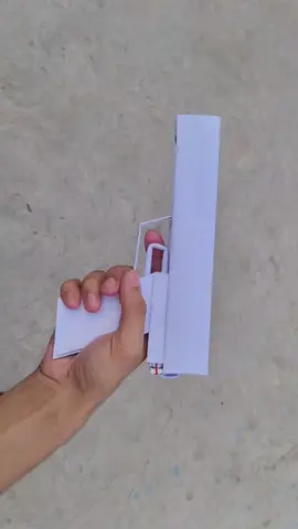 make a gun out of paper  handicrafts tutorial  gun paper tutorial  #gun #toy #handicraft #papercraft #DIY #fyp 