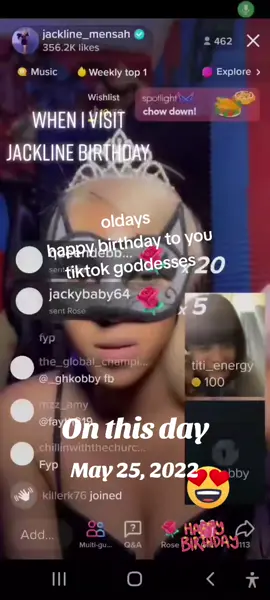 #onthisday happy to tiktok goddess 🥰🥰