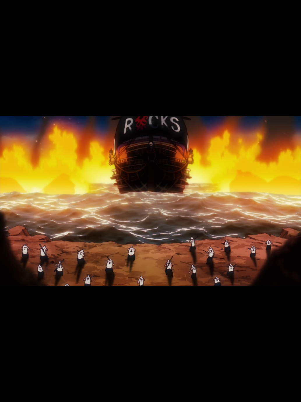 Começou a melhor batalha de todas os  Rocks estão na área ☠️#luffy #onepieceedit #onepiece #anime 