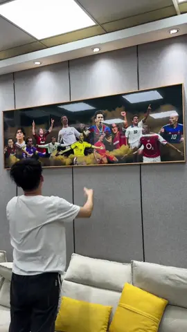 Football Legend🫶🏻❤️🫶🏻 #ronaldo #messi #neymar #Soccer #painting #wallart 