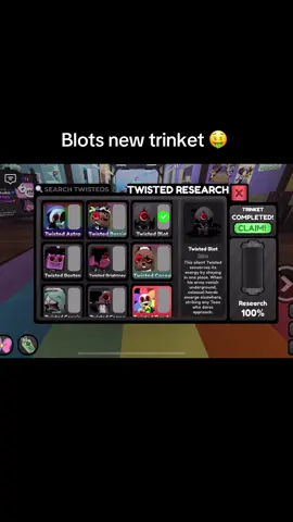 Blots trinket - What do you guys think ? #dandysworld #dandysworldblot #dandysworldupdate #roblox #forsaken #fyp #blotdandysworld #blot #idk 