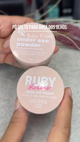 #poareadosolhos #poparaosolhos #porubykisses #undereyepowder #rubykisses #pofininho #makepelemadura #maquiagemolhos #maquiagempelemadura @Ruby Kisses 