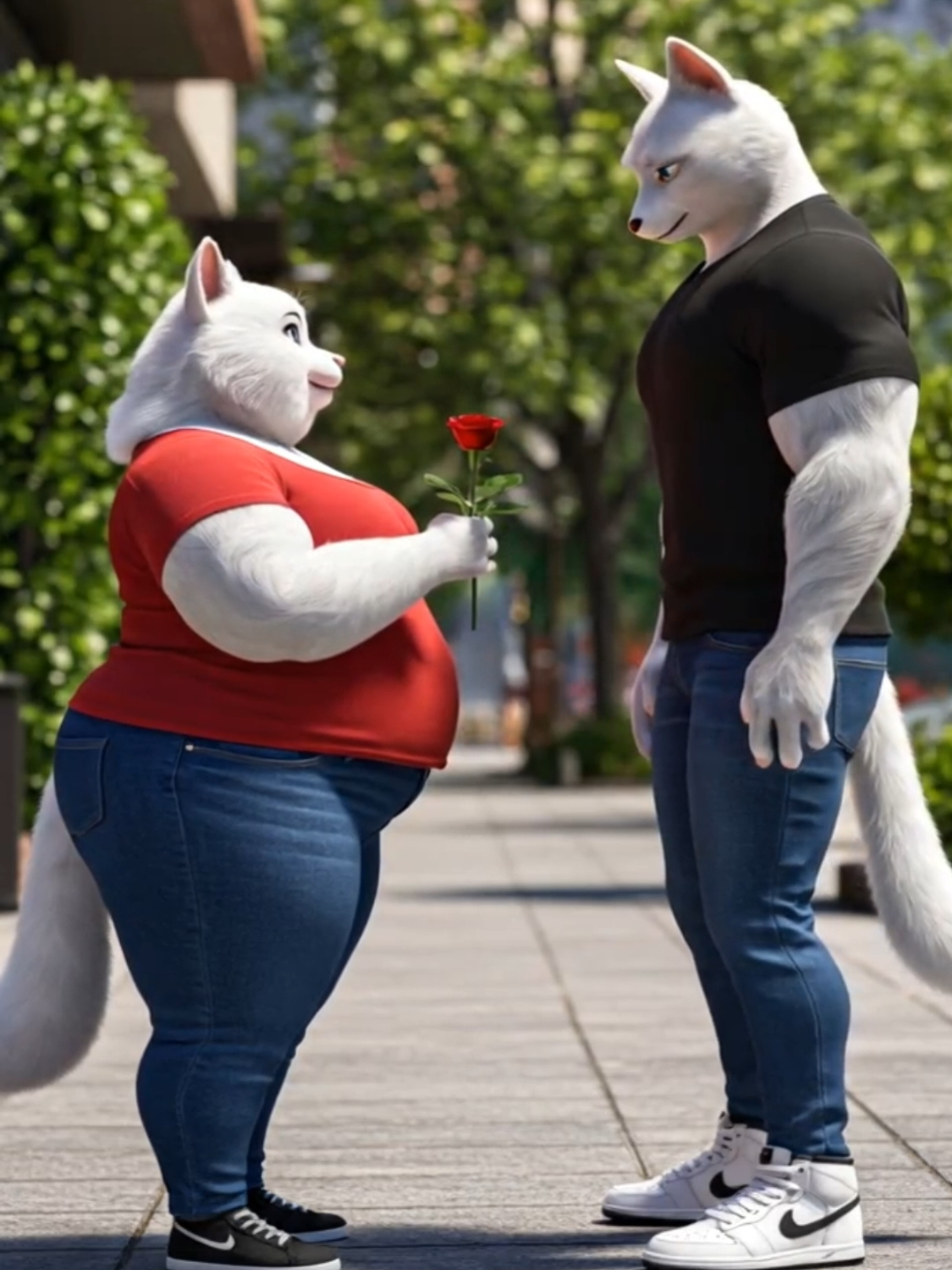 “She Dumped the Skinny Cat… Now He’s Her Dream Guy!” #fyp #unitedstates #animation 