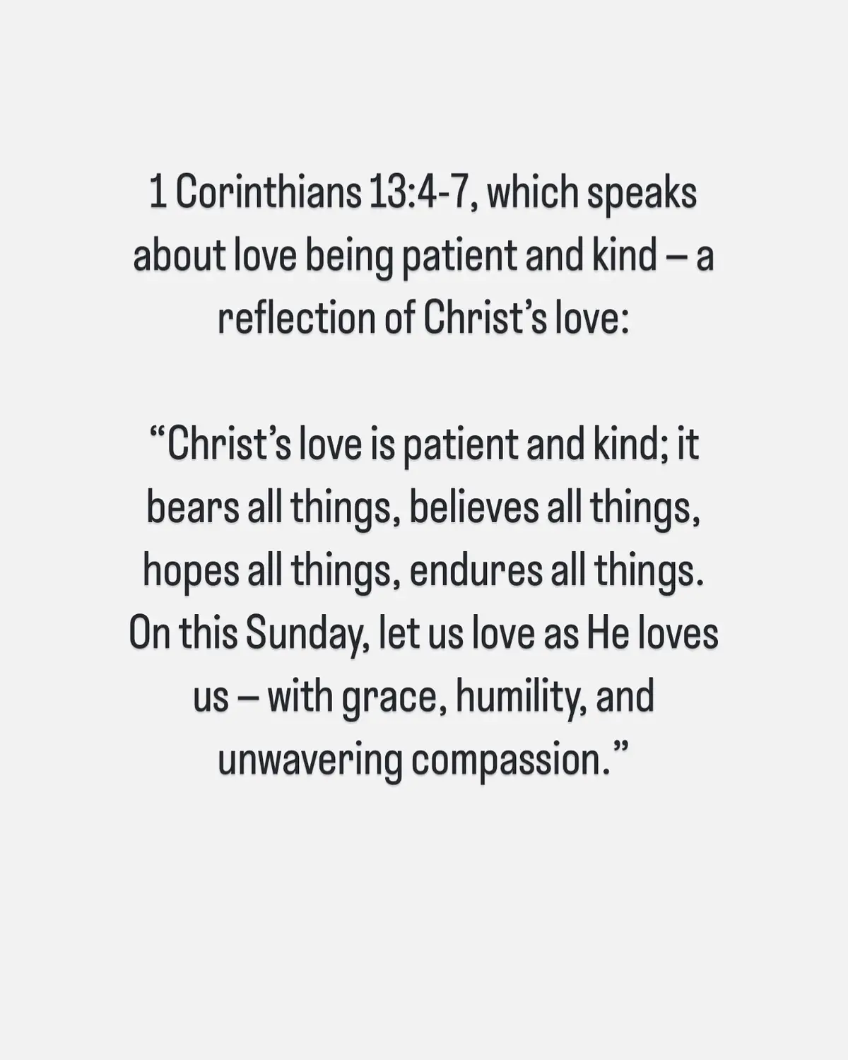 #SundayGospel #GospelTruth #ChristIsLove #FaithAndLove #1Corinthians13 #LoveLikeJesus #SundayScripture #GodIsLove #ChristianEncouragement #GraceAndTruth #IAMHER #Over40AndFabulous #SelfLoveJourney 