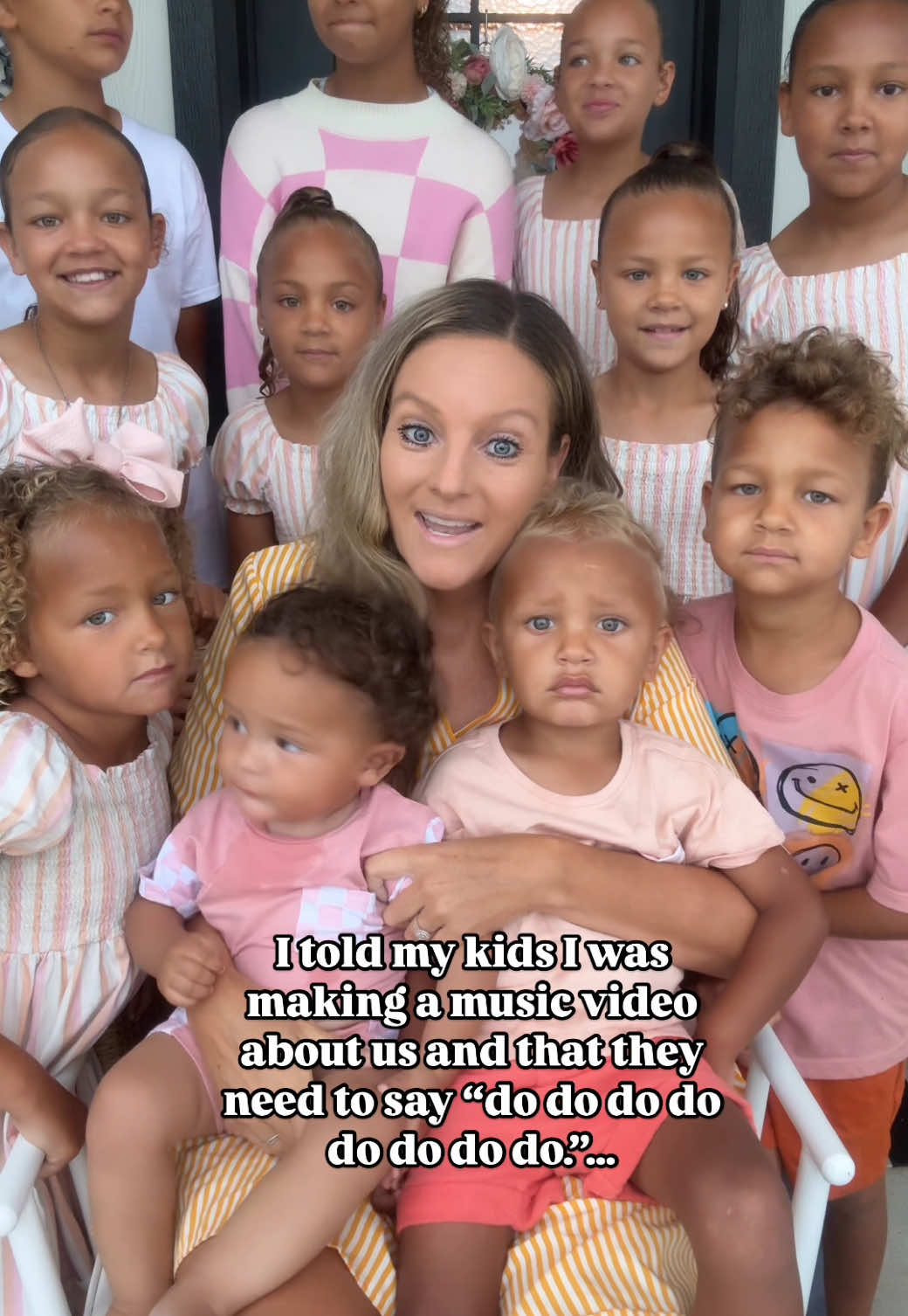 I always love their reactions!  I did a newborn photo shoot a month ago and my oldest daughters went with me and after the session they begged me to have another baby. I had no idea I was pregnant.  My periods have been weird after Arrow. Always regular but I spotted 5 days before my period came. So when I started spotting I assumed it was my period. It wasn’t until 10 days later that my period never came and I found out I was pregnant.  My kids ask me all the time if I’m pregnant. So I had told them no and that I was on my period.   Needless to say this pregnancy was a surprise to us all. A great one too.   Most of my kids are 18 months apart. I just didn’t expect it at 41 years old.  #family #faith #blessed #thecollinskids #child12 #motherhood #surprise #sonocoming #ddtobedetermined 