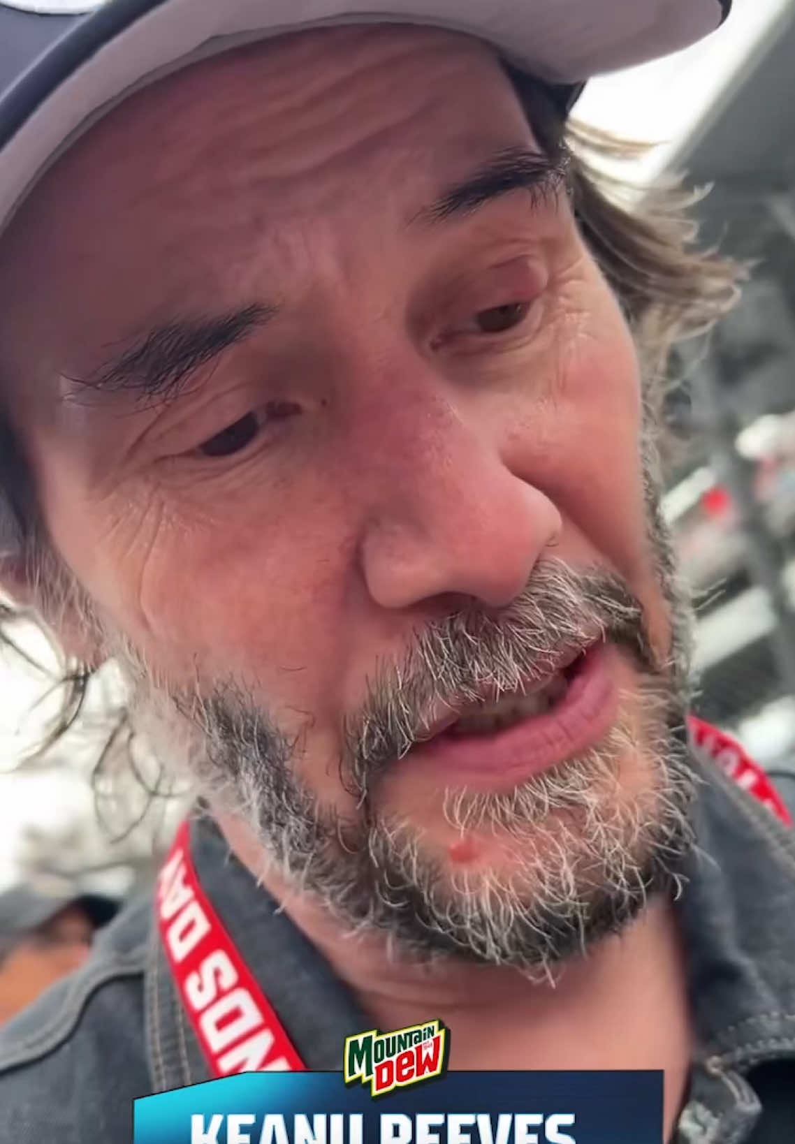 Keanu Reeves On Attending #Indy500  (Sponsored by @Mountain Dew)