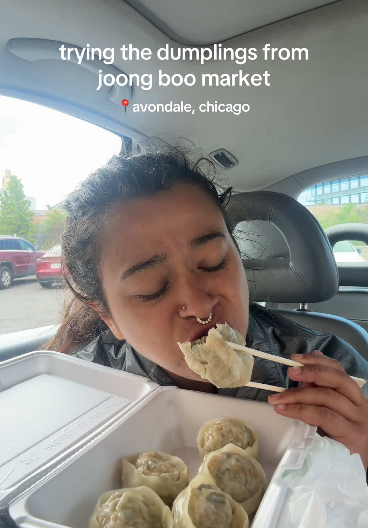 I wish I had sauce 😭 #chicagofoodie #joongboomarket #chicagofood #dumplings 