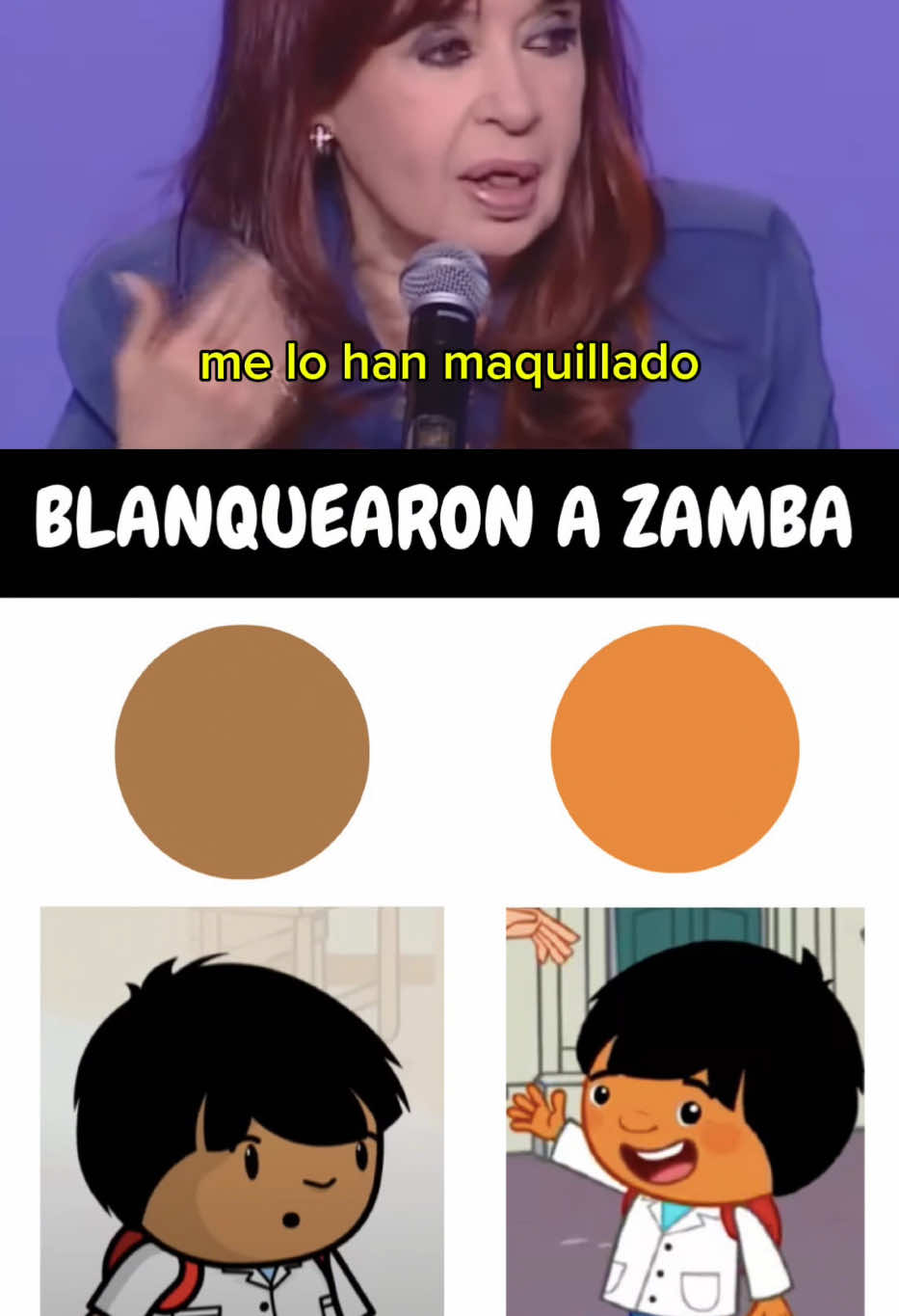 ¡Aunque no nos quieran seguimos acá! El Gobierno Nacional presentó la nueva programación del canal público PakaPaka. Entre Dragón Ball Z y Tuttle Twins serie animada liberal. Se pudo ver un Zamba muy distinto al que se veía viendo: lo blanquearon.  Aunque no les guste que esta patria haya sido liberada por los pobres, indios y negros como dijo San Martín. Quienes vivimos día a día reconociendo de dónde venimos, seguimos acá. Hoy y siempre. #ArgentinaNoEsBlanca 