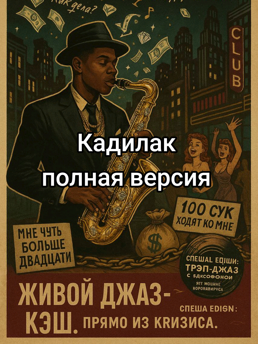Morgenshtern кадилак джаз версия , чистый звук  #Mafia #jazz #musica @MORGENSHTERN 