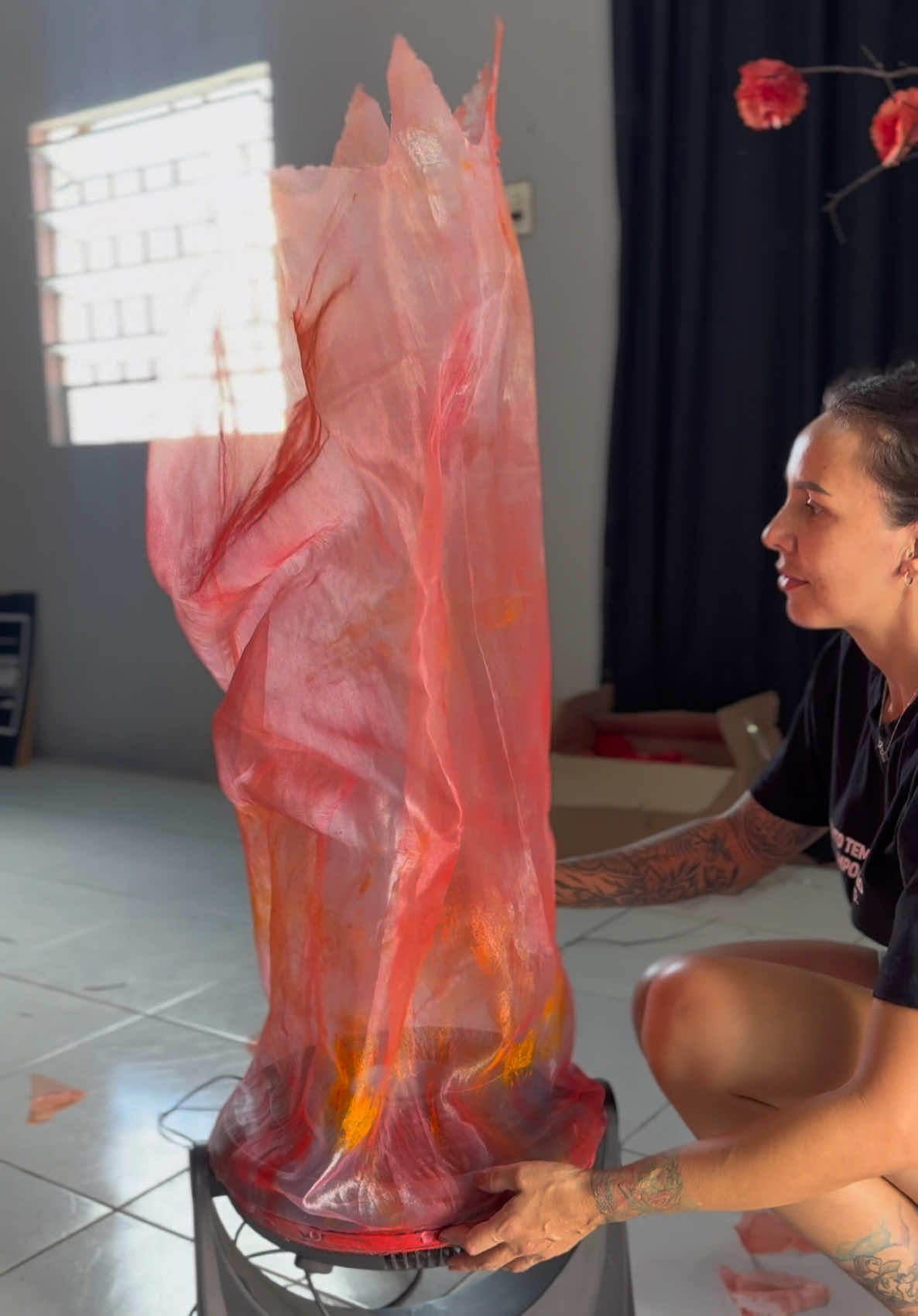 Decorando  aniverserio da igreja com tema a chama que não apaga🔥 #cultoachamaquenaoapaga #avivador #decoracaoigreja #decoracaoculto #viral_video #conteudocristao 