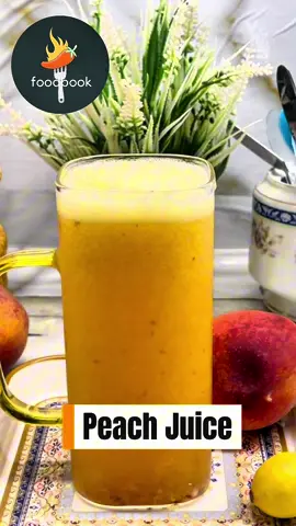 Peach Juice Recipe #foodbookhq  Servings: 2-3 people Preparation Time: 2-3Minutes Total Time: 5 Minutes  Ingredients: - 2-3 medium-sized peaches, ripe and chopped - 1 tbsp sugar (adjust to taste) - ½ tsp salt (not tbsp, assuming a typo) - 9-10 ice cubes - 5 Glass water - 2 tbsp lemon juice Instructions: 1. Blend Ingredients:     - Add all the ingredients (peaches, sugar, salt, ice cubes, water, and lemon juice) to a blender.     - Blend everything together for about 2 minutes or until the mixture is smooth and the ice is crushed. 2. Serve:     - Taste and adjust sweetness or tartness if needed.     - Pour the peach juice into glasses and serve immediately. Enjoy your refreshing Peach juice! #peach  #refreshingdrink  #healthyfoodrecipes  #summervibes2024  #EasyRecipes #fruitdrink  #cooltreats  #homemadegoodness  #drinkrecipes  #summerdrink  #peaches  #slushice  #quickandeasy  #healthydrink  #yummydrinks #peachjuice #peachjuicerecipe #peaches #summerdrink 