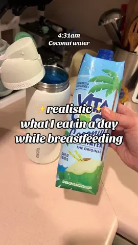 Realistic what I eat in a day while working and exclusively breastfeeding  #WhatIEatInADay #BreastfeedingMom #MomLife #BreastfeedingJourney #NourishingMama #PostpartumEating #NewMomEats #HealthyMilkSupply #FYP #ViralVideo #TikTokMom #MomTok #DayInTheLife 