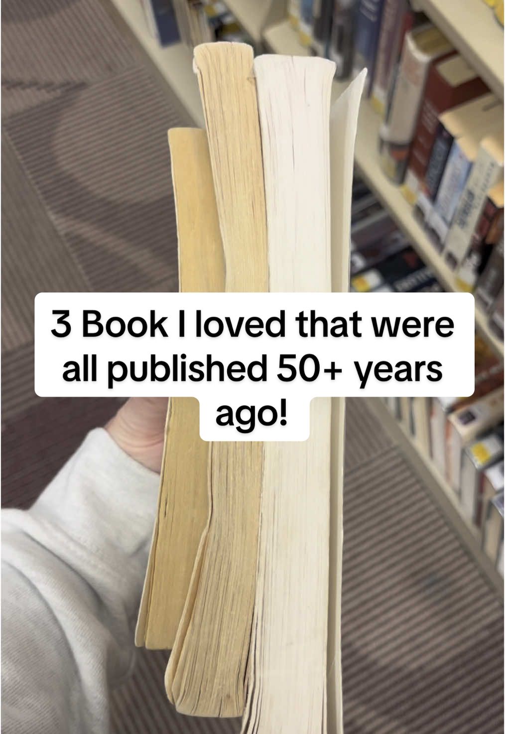3 Book I loved that were all published 50+ years ago! #classics #books #bookrecommendations #booksbooksbooks #bookstagram #booktokbookclub #bookclub #summerreading #bookishlife #readers #reading #bookreviewer 
