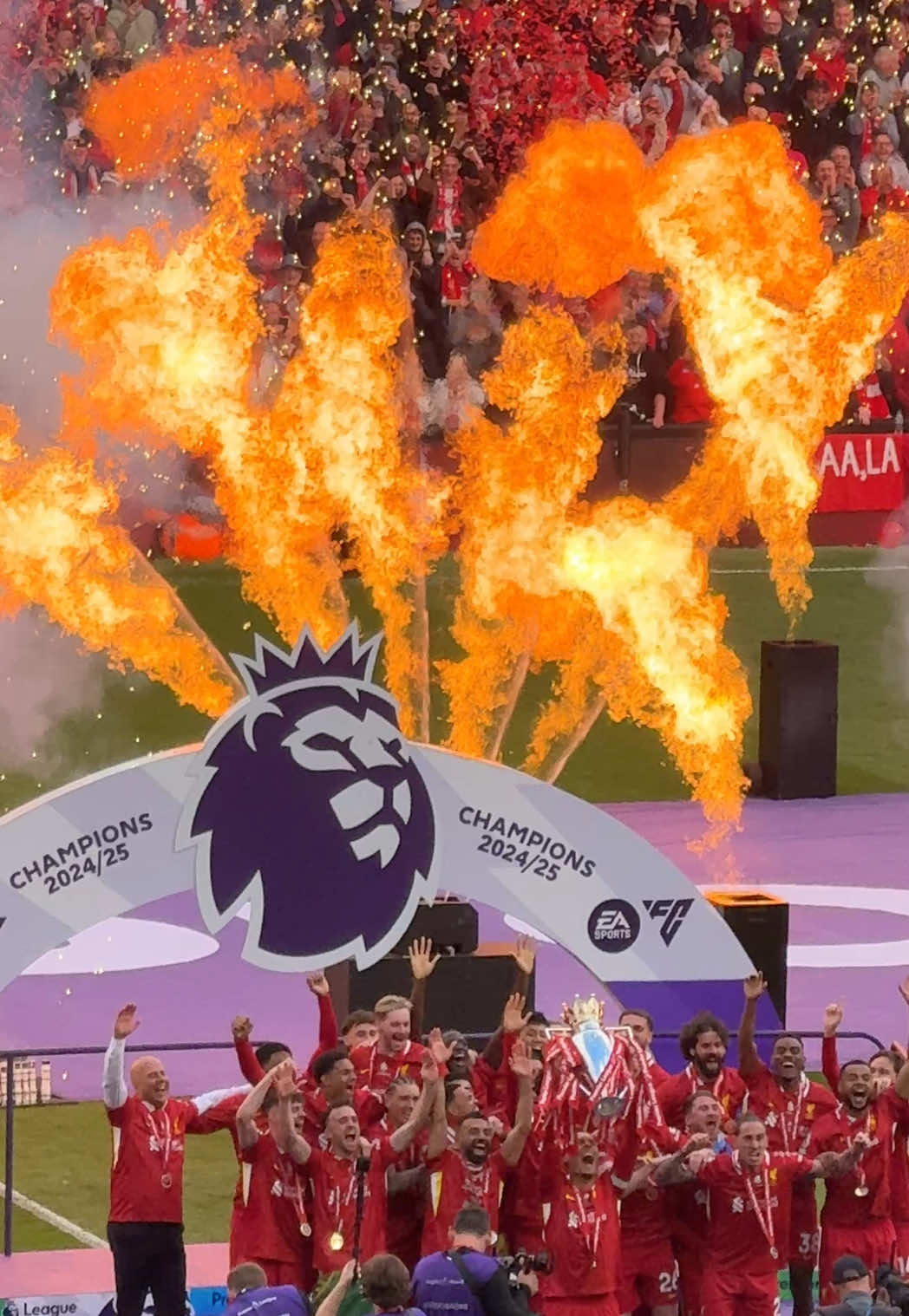 Øyeblikket! Champions for 20 gang! #liverpoolfc #lfcscn #virgilvandijk #anfield #liverpool 