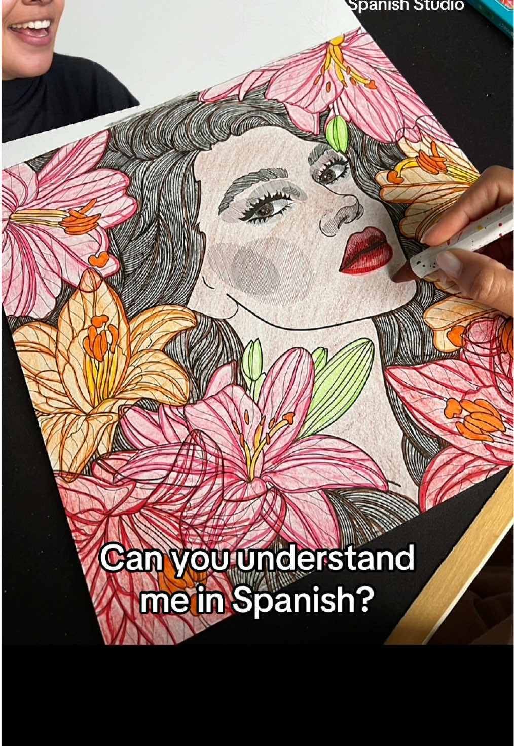 Can you understand me in Spanish? #spanishstudiocr #spanishtiktok #español #aprendiendoespañol #teachersoftiktok #lernontiktok #learningspanish #language #polyglot #latina #spanish #hispanic #curlyhair #spanishtutor #longervideos #spanishclass #spanishteacher 