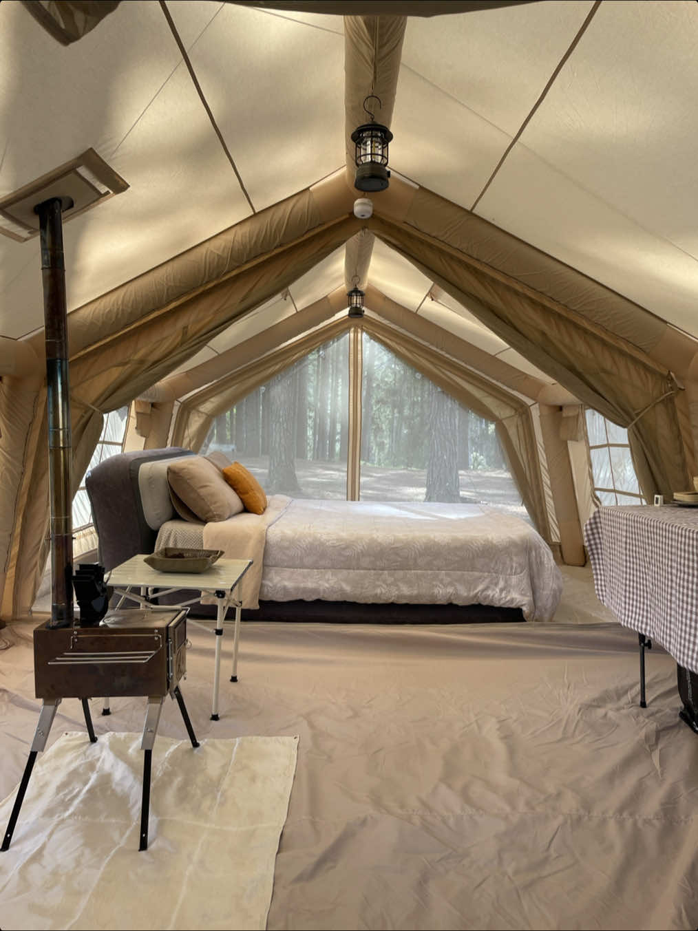 Bem-vindos ao nosso lar.⛰️🏕️ #campingbrasil #glampinglife #lareira #campingtents #coody