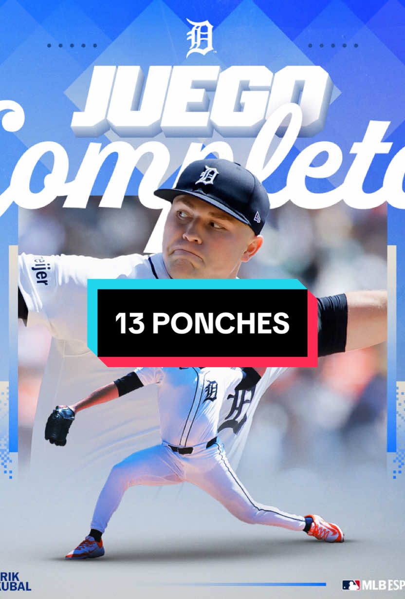 Actuación extraordinaria de Tarik Skubal en el montículo: 13 ponches ⛽ #tarikskubal #MLB #lasmayores 
