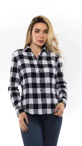 Camisa feminina de flanela xadrez, ótima qualidade, diversas estampas. Venha conferir!😍😍.    #camisafeminina #camisaflanelada #camisaxadrez #crockerjeans